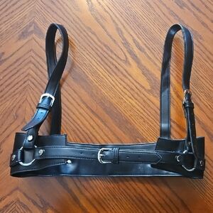 Disturbia Maeve Black Harness Belt